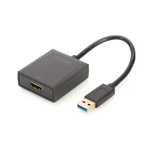 DIGITUS USB 3.0 - HDMI Video Adapter, schwarz – Bild 2