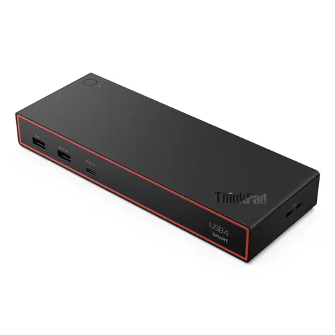 LENOVO USB 4 Smart Dock 135W – Schwarz – Bild 2