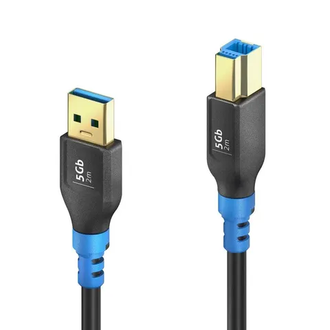 PureLink FlexInstall USB-A auf USB-B Kabel USB 3.0 5Gbps 2.00m – Bild 2