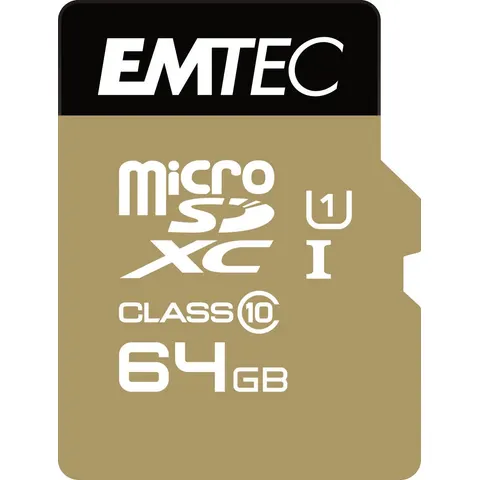 Emtec mSD 64GB UHS-I U1 EliteGold + Adapter – Bild 3