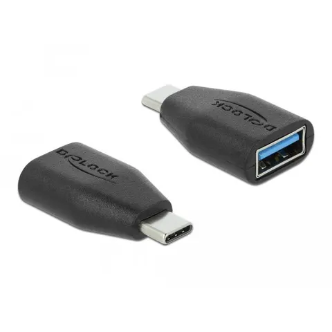 DeLOCK Adapter SuperSpeed USB-C zu USB-A – Schwarz – Bild 2