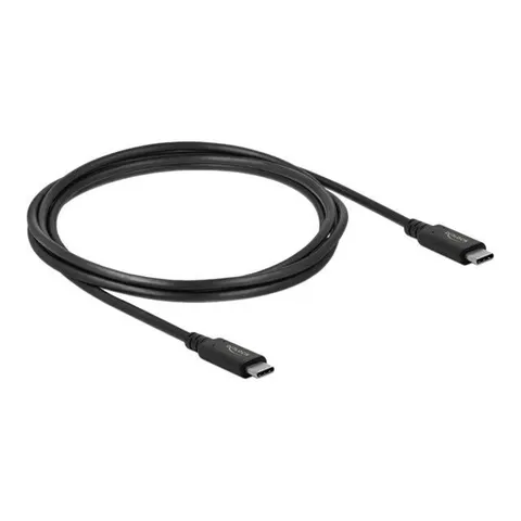DELOCK USB4 20 Gbps Kabel 2m – Schwarz – Bild 2