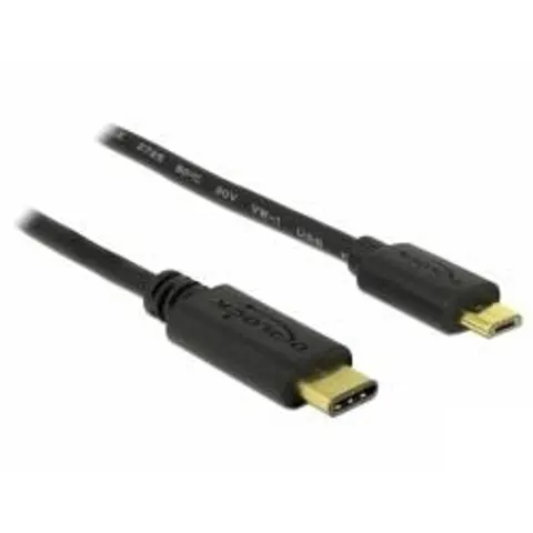 DeLock Kabel USB-C zu USB Micro-B 1m – Bild 2
