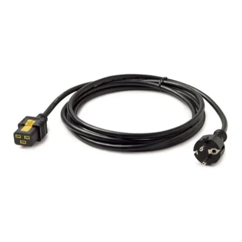 APC Stromkabel C19 / CEE/7 Schuko 3,0m – Schwarz – Bild 2