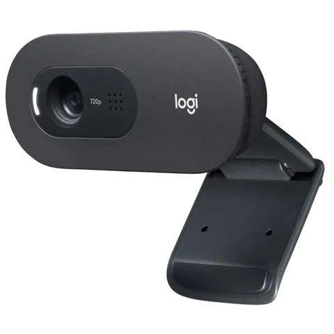 Logitech C505 HD-Webcam mit Langstreckenmikrofon – Schwarz – Bild 2