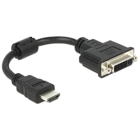 DeLOCK Adapter HDMI zu DVI 20cm – Schwarz – Bild 4