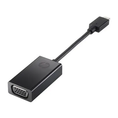 HP USB-C-zu-VGA-Adapter – Schwarz – Bild 2