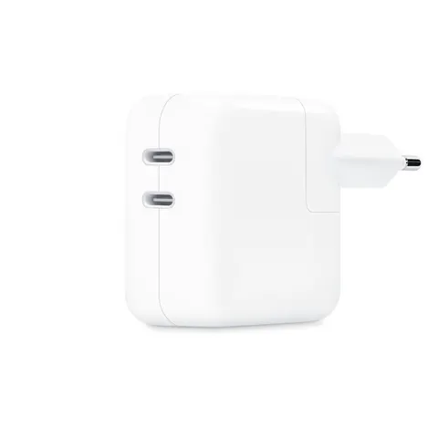 Apple 35W Dual USB-C Power Adapter – Weiß – Bild 2