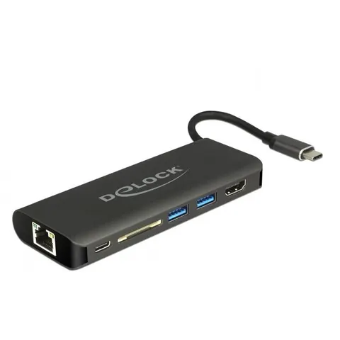 DELOCK USB Type-C3.1 Dockingstation HDMI – Schwarz – Bild 2