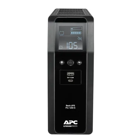 APC Back UPS Pro BR 1600VA Sinewave AVR – Schwarz – Bild 2