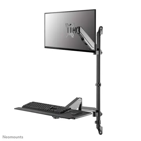 NEOMOUNTS wall mounted sit-stand – Schwarz – Bild 2