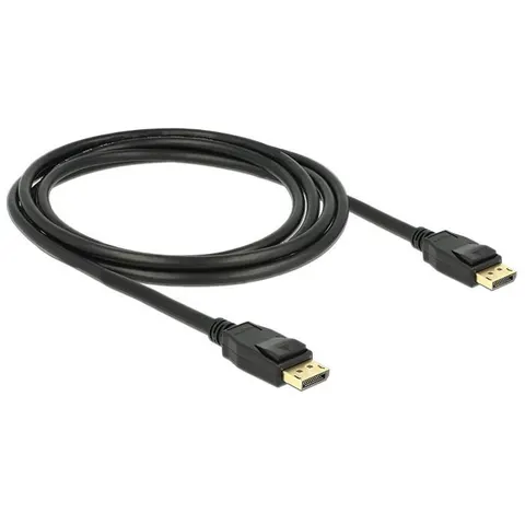 DELOCK Kabel DisplayPort 1.2 Stecker 2 m – Schwarz – Bild 2