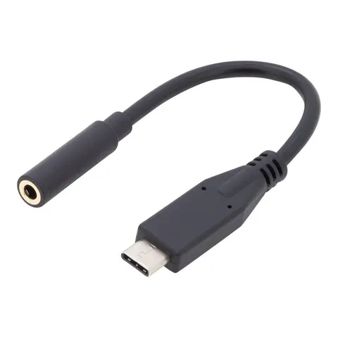 DIGITUS USB Type-C Audio Adapterkabel, 0,2 m, schwarz – Bild 3