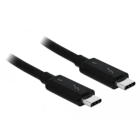 DeLOCK Kabel Thunderbolt 3 0,5m – Schwarz – Bild 4