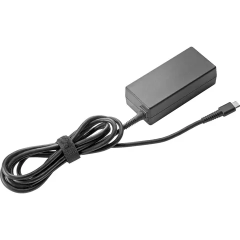 HP 45 W USB-C-Netzteil – Schwarz – Bild 3