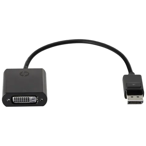 HP DisplayPort zu DVI Adapter – Schwarz – Bild 2