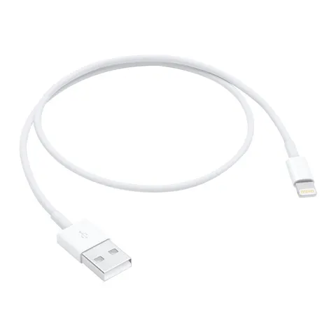 Apple Lightning auf USB 0,5m, weiß – Bild 2