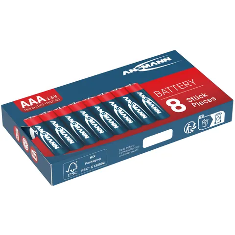 ANSMANN Alkaline Batterie, Micro AAA, 8er Pack – Bild 2