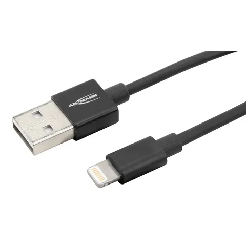 ANSMANN Daten- & Ladekabel, Apple-Lightning - USB-A, 200 cm – Bild 2