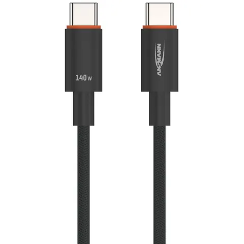 ANSMANN Daten- & Ladekabel, USB-C - USB-C, 0,6 m – Bild 2