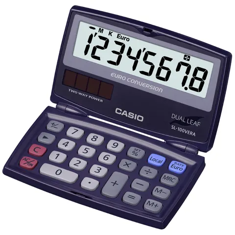 CASIO SL-100VERA Taschenrechner schwarz – Bild 2