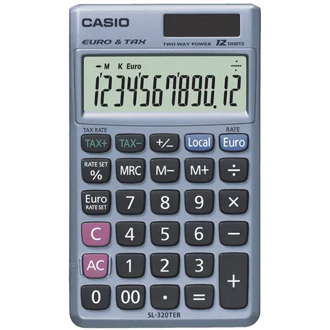 Casio SL-320TER+ calculator – Bild 2