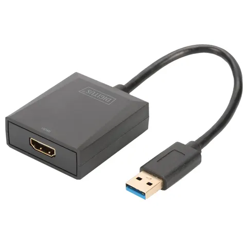 DIGITUS USB 3.0 - HDMI Video Adapter, schwarz – Bild 3