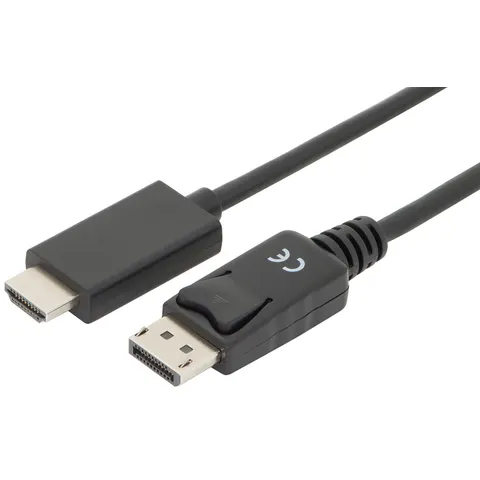 Digitus DisplayPort Adapterkabel, DP - HDMI Typ A – Bild 3