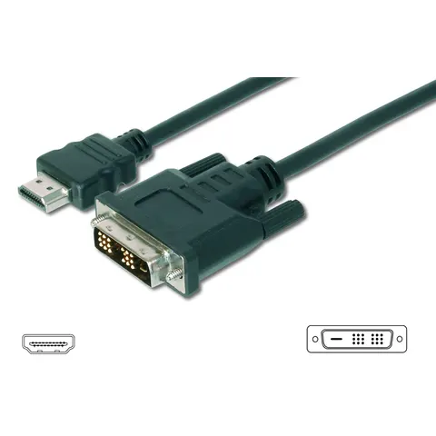 Digitus HDMI-Adapterkabel - HDMI / DVI 3m – Bild 4