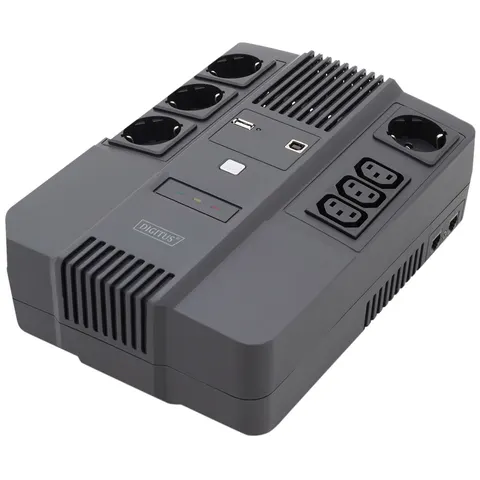 DIGITUS All-in-One USV, 600VA/360W, LED – Bild 3