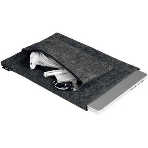 DURABLE Laptophülle MultiBag EFFECT, 13, , PET-Filz, grau – Bild 2