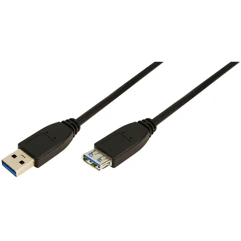 LogiLink USB Typ A (M) zu USB Typ A (W), USB 3.0, 2m – Bild 3