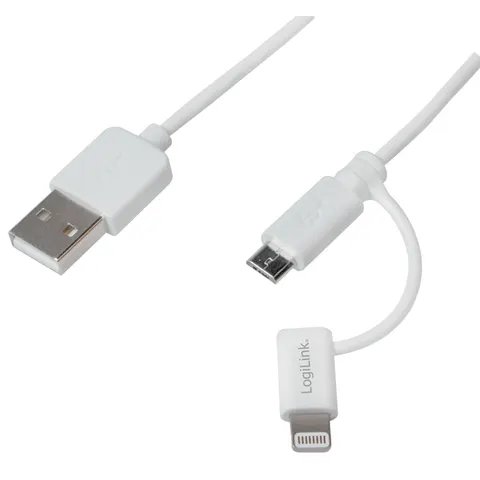 LogiLink Daten- & Ladekabel, USB - Micro USB Stecker, 1,0 m – Bild 2