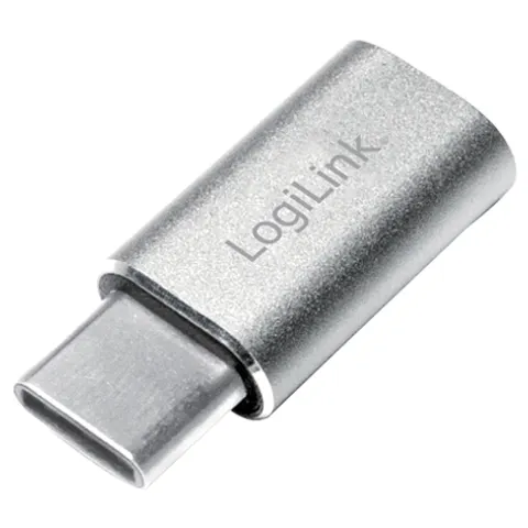 LogiLink USB Adapter, USB-C Stecker - Micro USB Kupplung – Bild 2