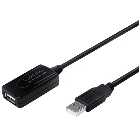 LOGILINK USB 2.0 Repeater-Kabel, 10 m – Bild 2