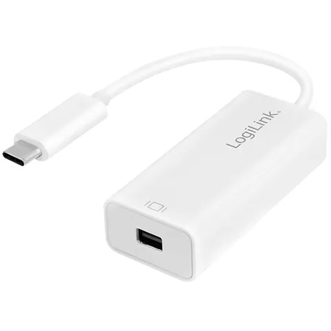 LogiLink USB-C - Mini DisplayPort Adapterkabel, weiß – Bild 2