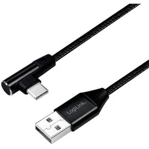 LogiLink USB 2.0 Kabel, USB-A - USB-C Stecker, 0,3 m – Bild 3