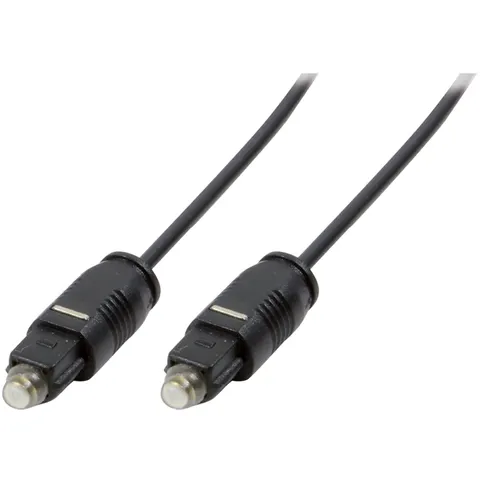 Logilink TosLink Kabel 2,0m schwarz – Bild 3