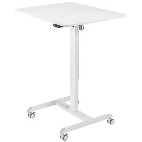 LogiLink PC-Sitz-/Steh-Arbeitsplatz, elektrisch, weiß – Bild 2