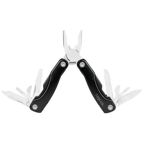 LogiLink 11-in-1 Multitool, in Nylontasche, schwarz – Bild 2