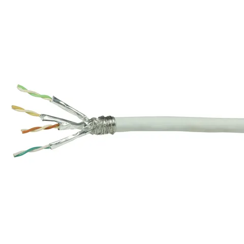 LogiLink Installationskabel, Kat. 6, S/FTP, 100 m, weiß – Bild 2