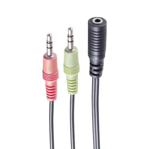 shiverpeaks BASIC-S Headset Y-Adapter, 3,5 mm Klinke – BS1405040 – Bild 2