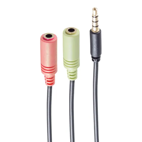 shiverpeaks BASIC-S Headset Y-Adapter, 3,5 mm Klinke – BS1405041 – Bild 2