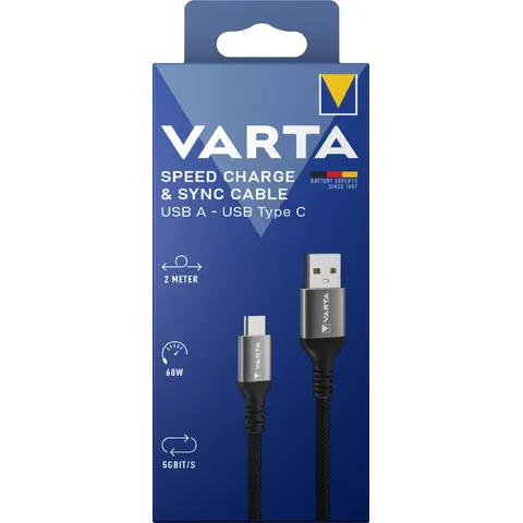 VARTA Speed Charge & Sync Kabel USB A auf USB Type C Box – Bild 5