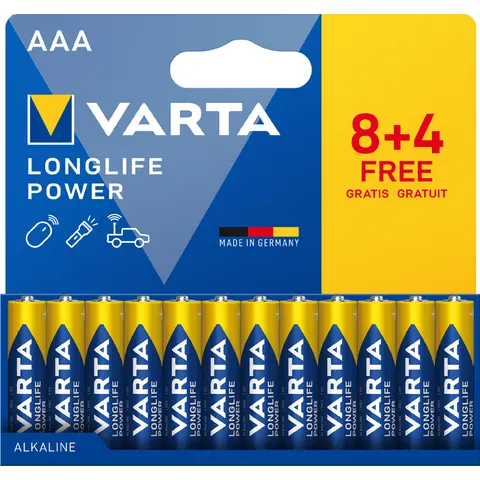 VARTA Longlife Power AAA Pack 12 (8+4) – Bild 3