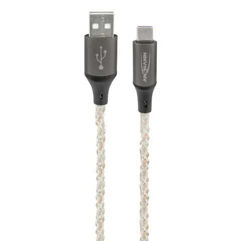 ANSMANN Daten- & Ladekabel mit LEDs, USB-A - USB-C Stecker – Bild 3