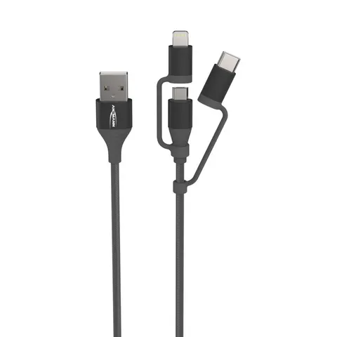ANSMANN USB 3in1 Daten-/Ladekabel, 120 cm – Bild 3