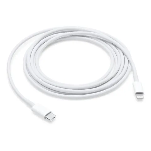 Apple Lightning auf USB-C Kabel 2m, weiß – Bild 4