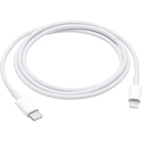 Apple Lightning auf USB-C Kabel 1m, weiß – Bild 4