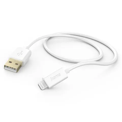Ladekabel, USB-A - Lightning, 1,5 m, Weiß (00201581) – Bild 2